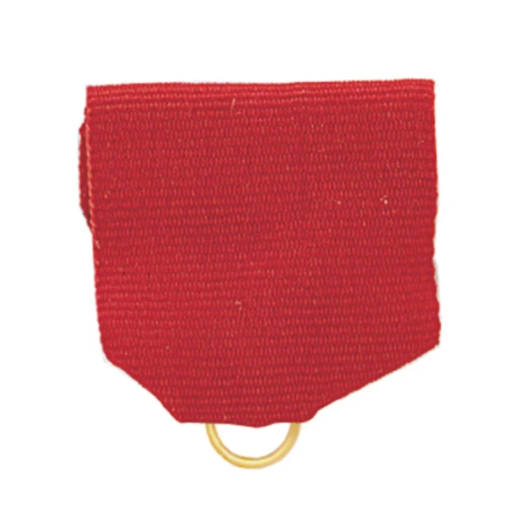Solid Red Pin Drape Ribbon with Jump Ring 1