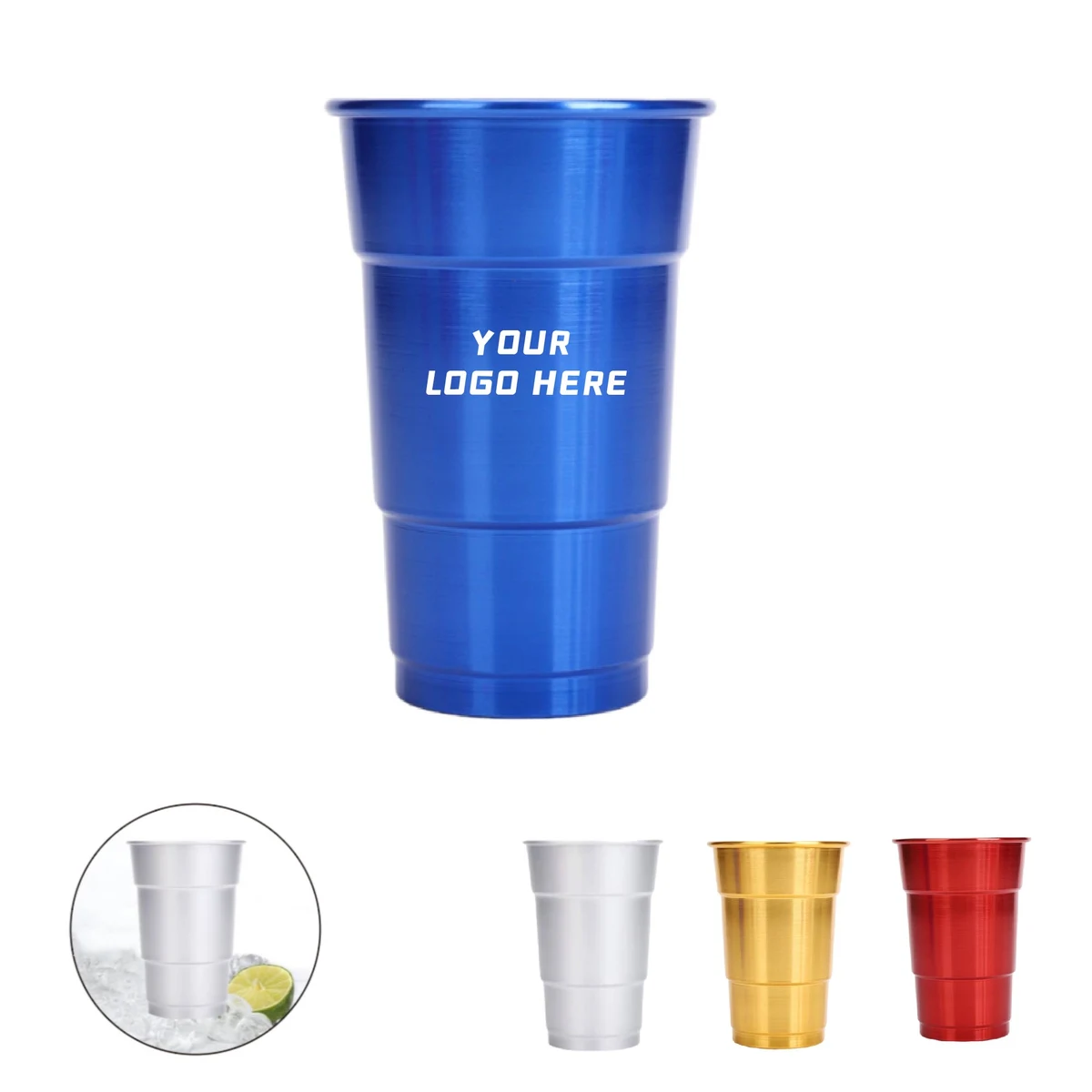 MOQ 50pcs Rolled Rim Beer Cup 1