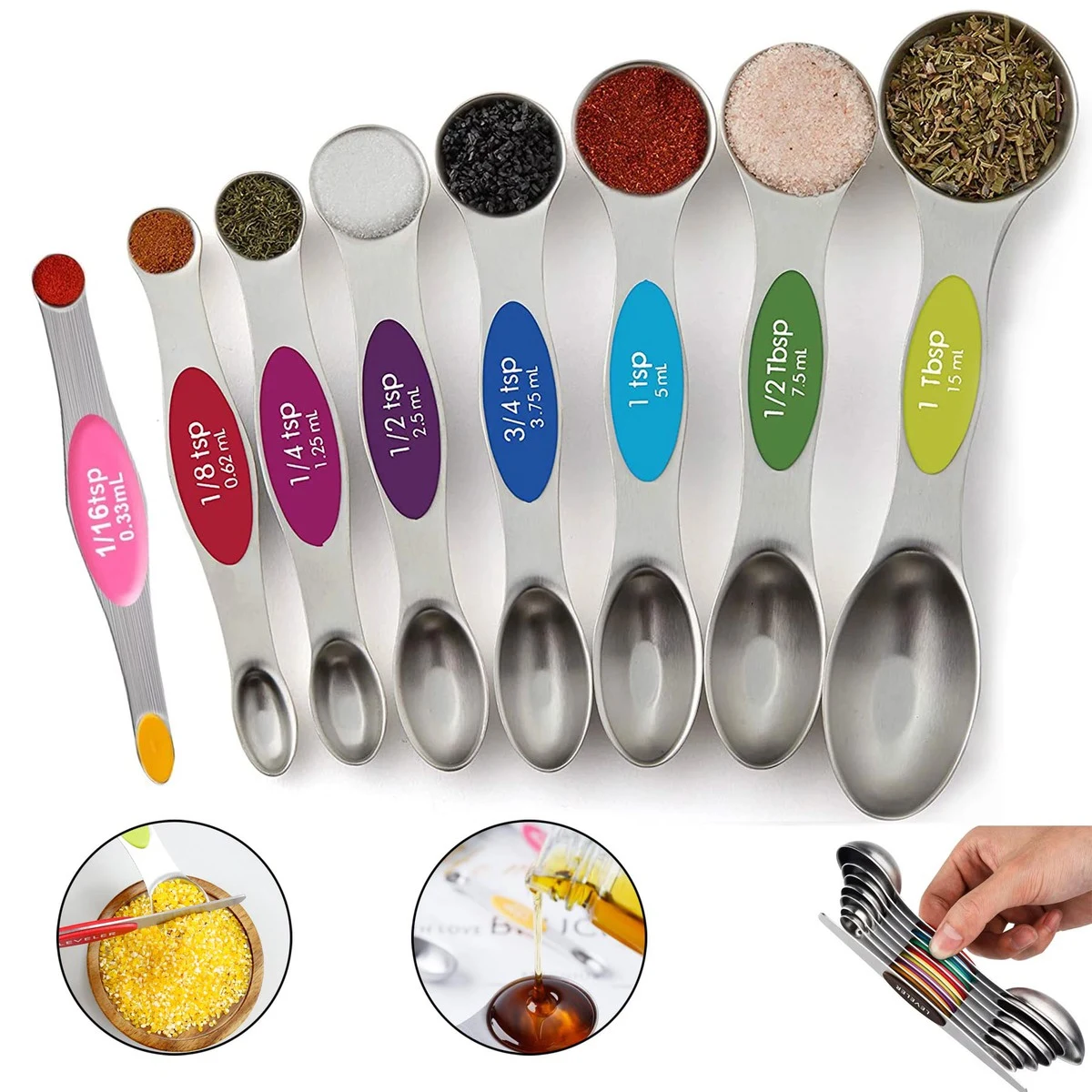 Magnetic Measuring Spoons 1