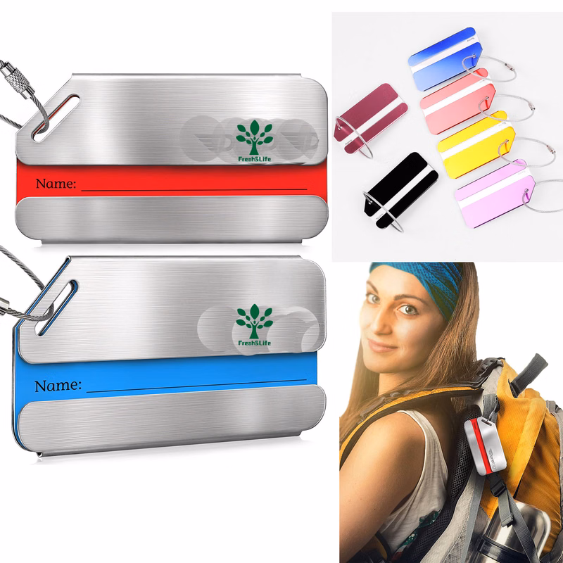 Luggage Tags Secure Personalized Travel Bag ID