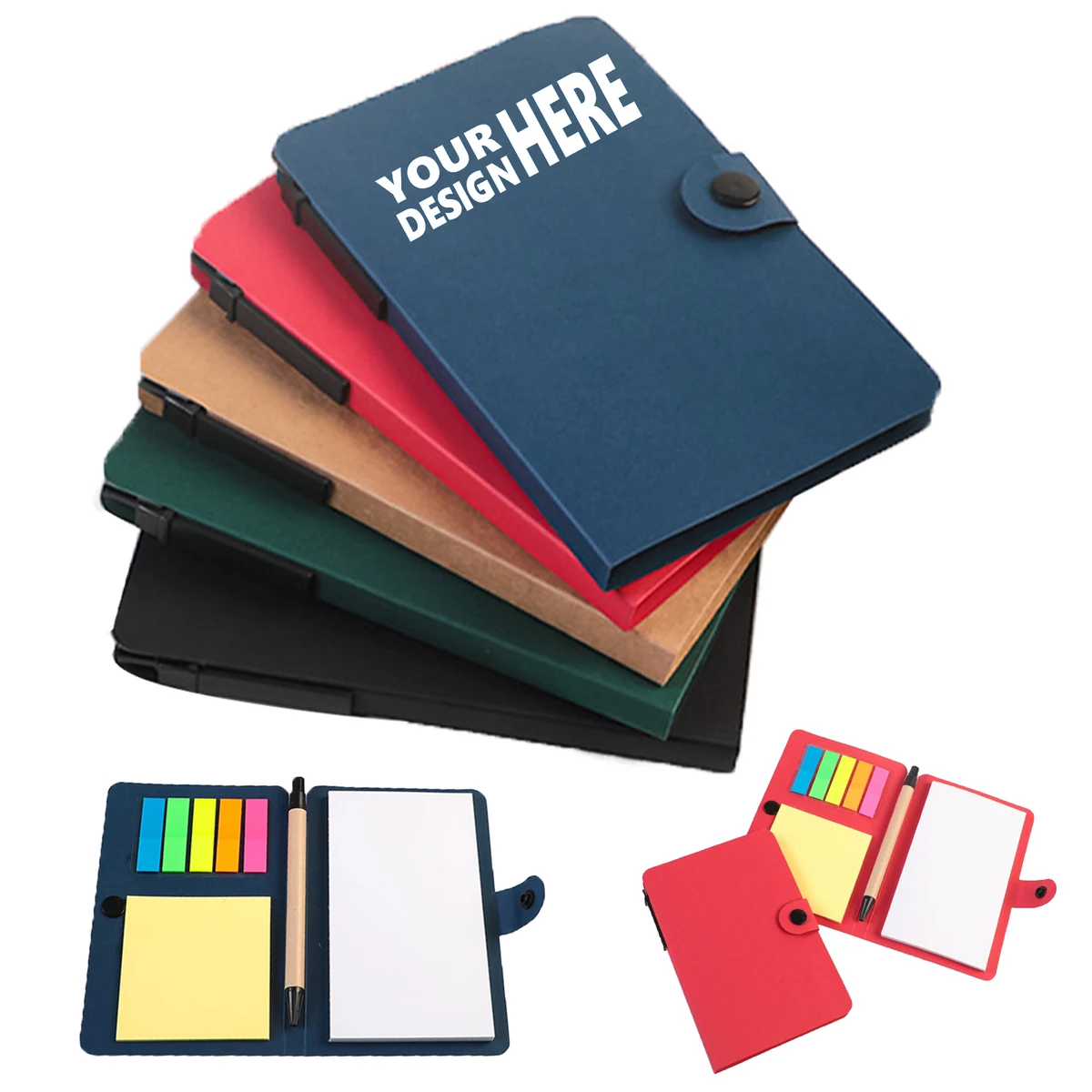 Button Type Memo Pad Combo with Pen 1