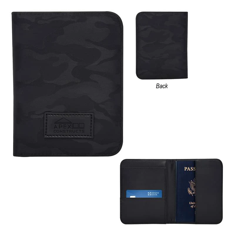 Camo-Designed Adventurer's Passport Holder 1