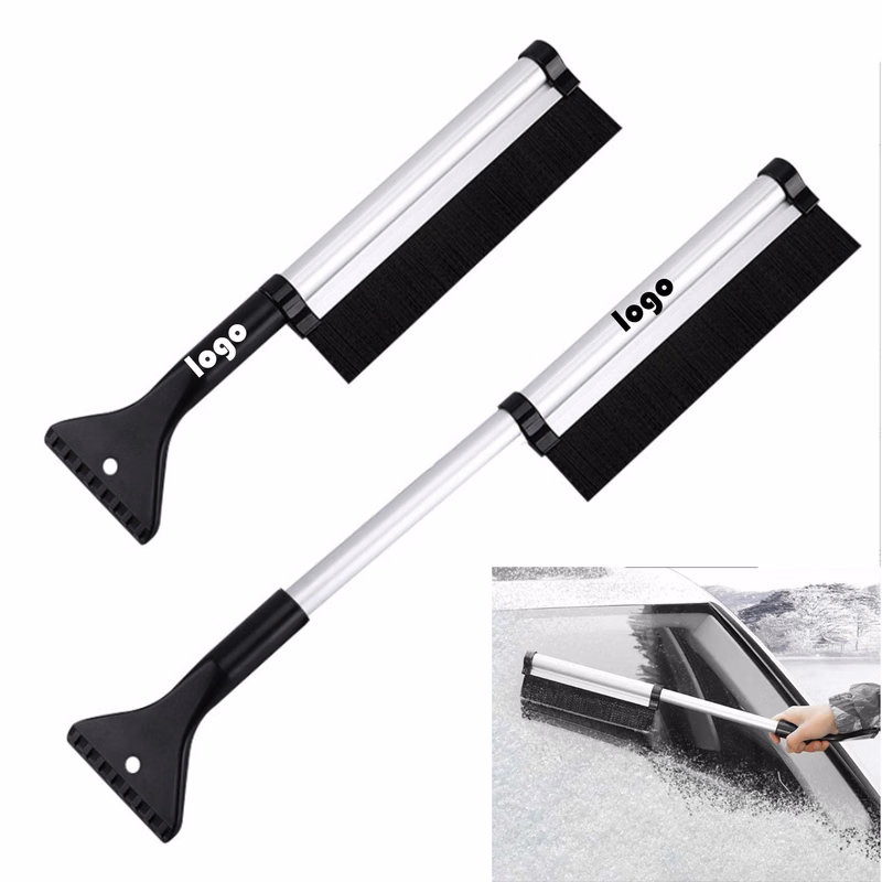 2 In 1 Silver Retractable Snow Brushes & Snow Shovel