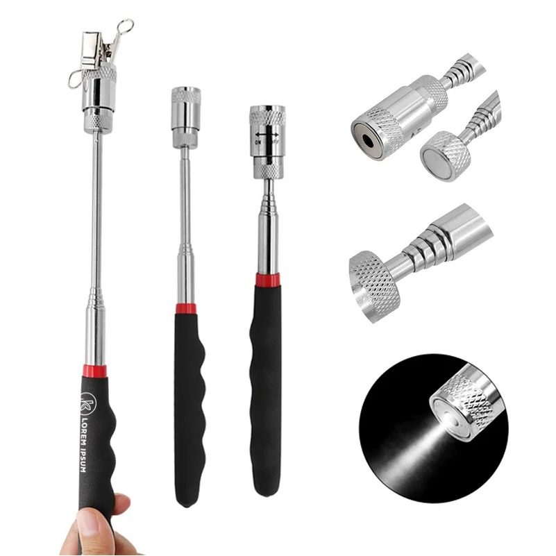 Telescopic Magnetic Pickup Tool with LED Light 1