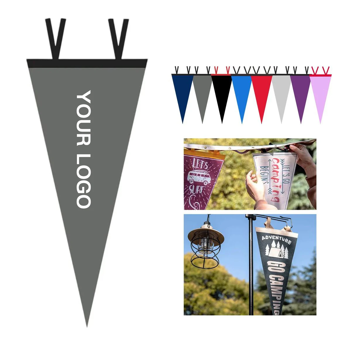 Full Color Felt Pennant for School Spirit Displays 1