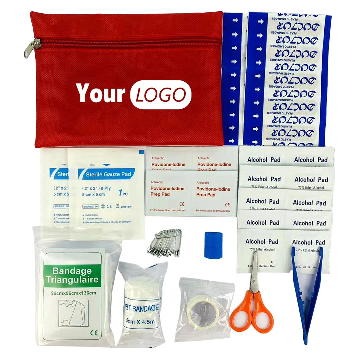12 Piece Portable First Aid Kit 1