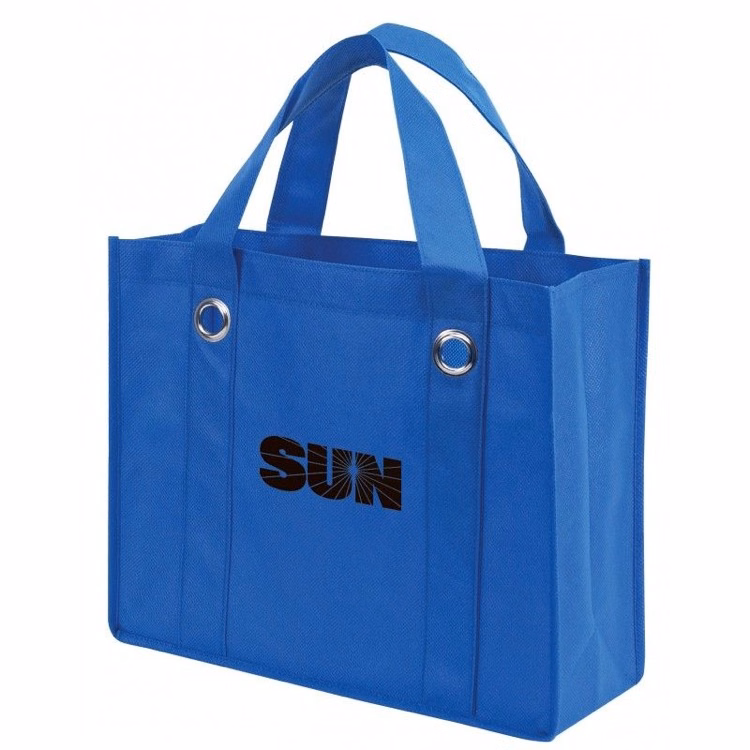 80 GSM Non Woven Vista Tote Bag w/ Metal Grommet (3 Days)