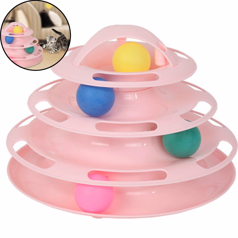 Cat Tracks Toy WIth Balls