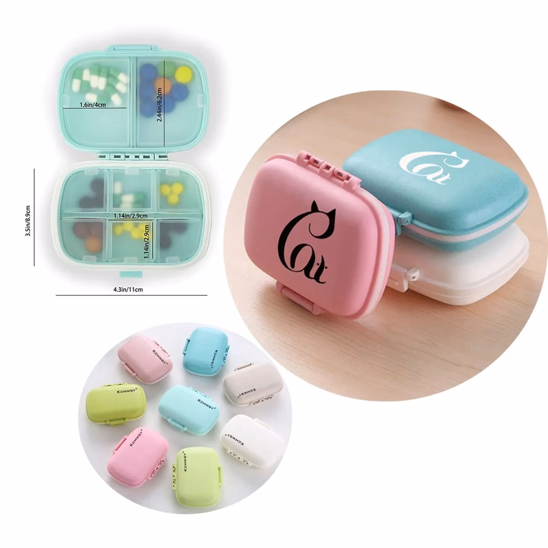 8 Compartments Pill Case