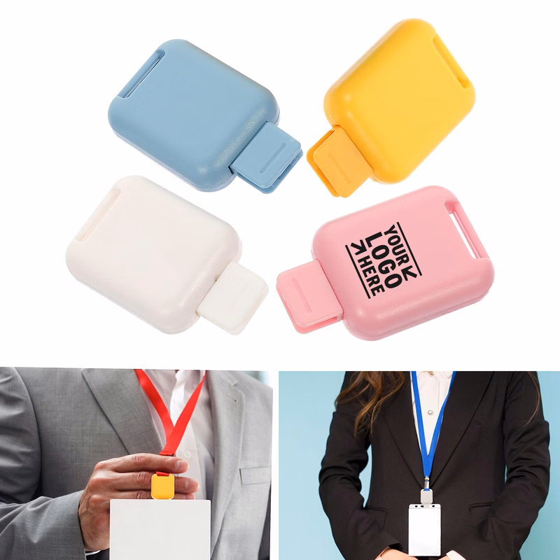4pcs Stretch Buckle Card Holder Keychain