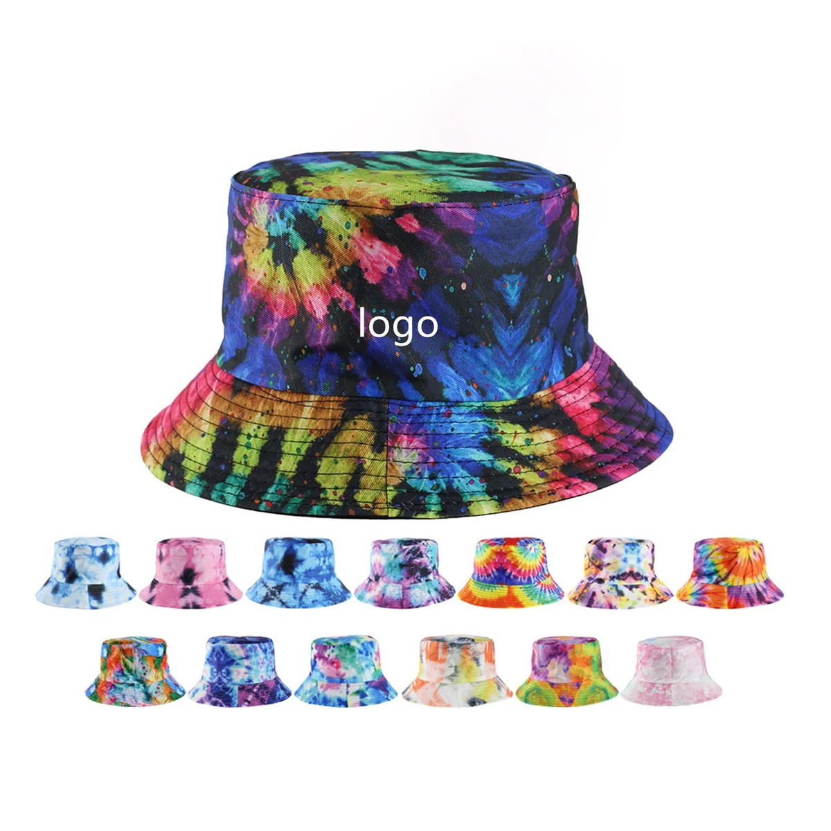 Cotton Tie Die Bucket Hat 1