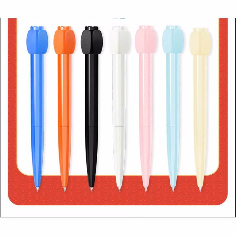 Stress Relief Fidget Spinner Pen with ABCD Rotation Cap