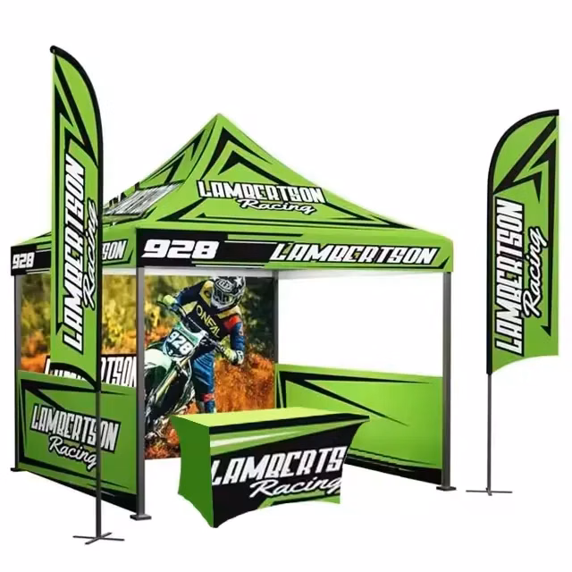 Personalized Pop Up Tent Canopy for Tradeshow Outdoor Events