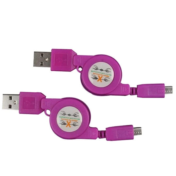 Retractable Pin Noodle USB Cable 1