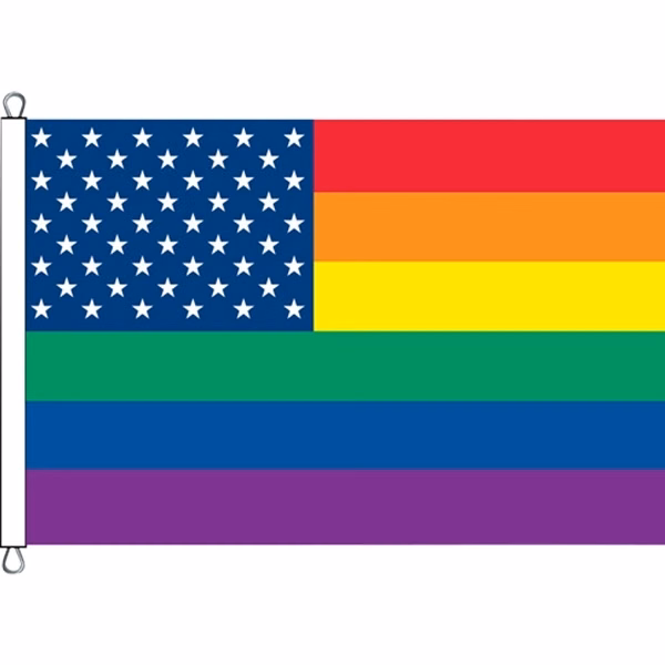 New Old Glory Window Decals 3" x 10"