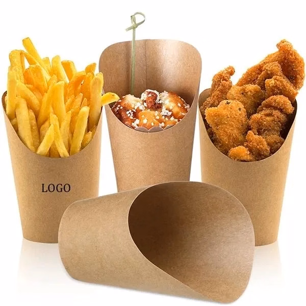 Kraft Paper French fry Boxes