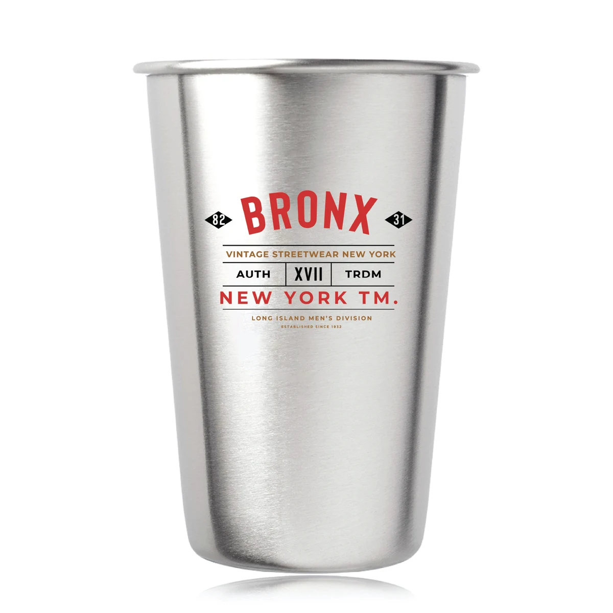 16 oz. Stainless Steel Mixing Glass (Full Color Imprint) 1