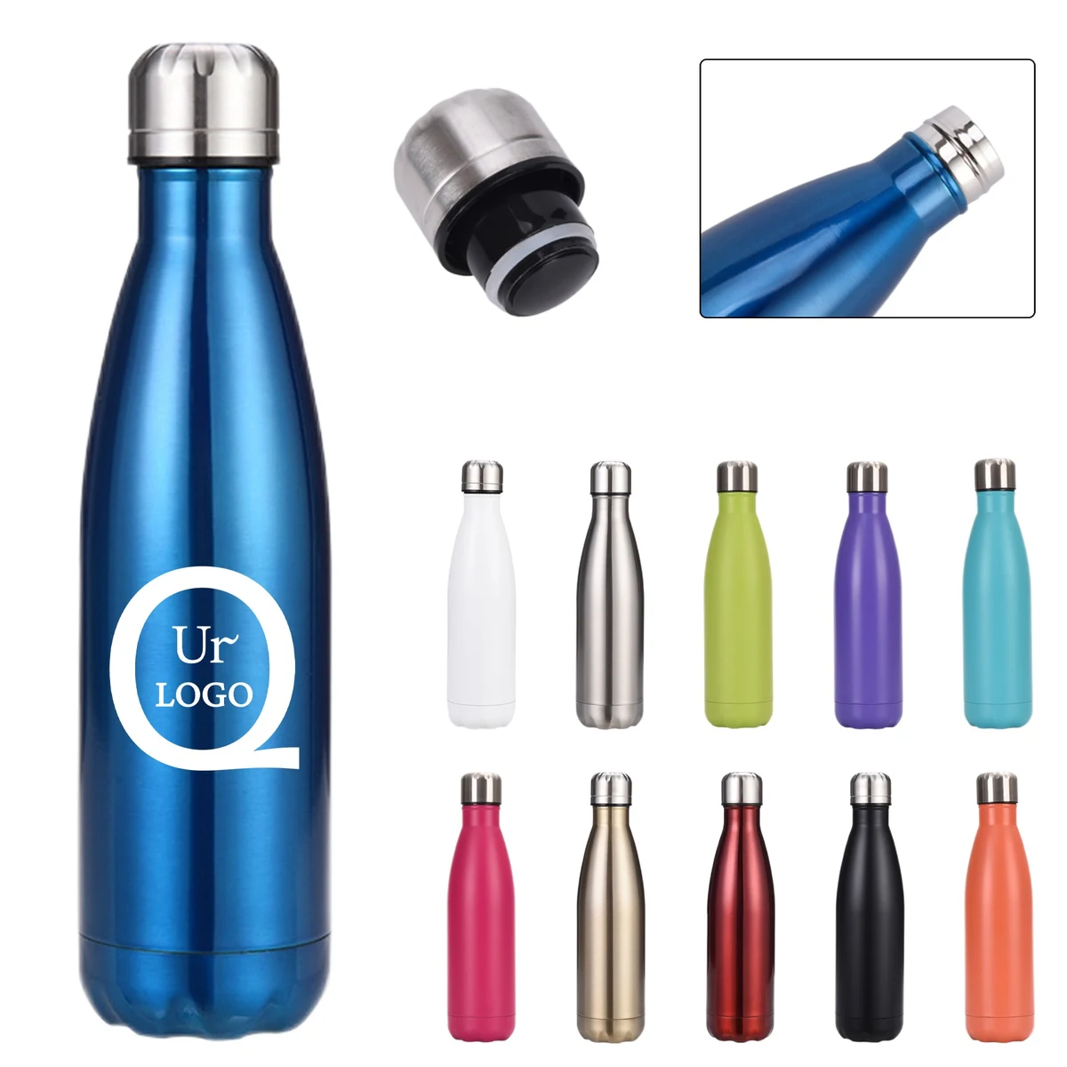 17 Oz Vacuum Insulated Water Bottle 1