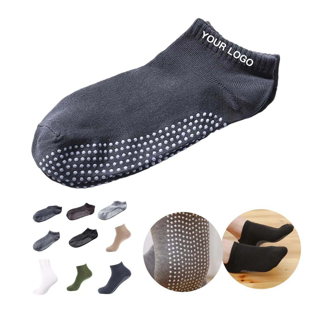 Durable Yoga Socks with Anti Slip Dots 1