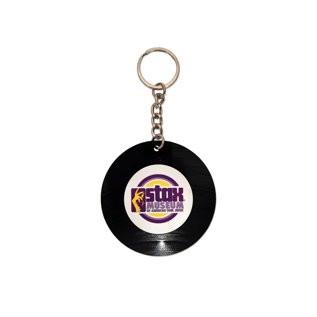 Recycled Vinyl Record Keychain 1