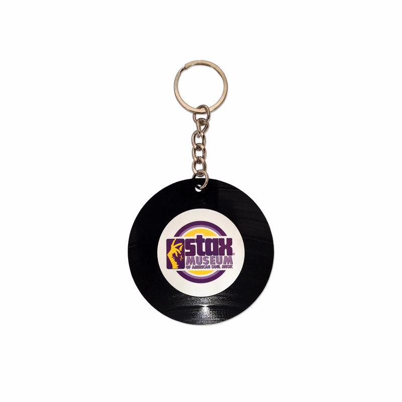 Recycled Vinyl Record Keychain