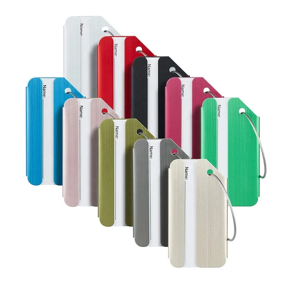 Stainless Steel Luggage Tags 1