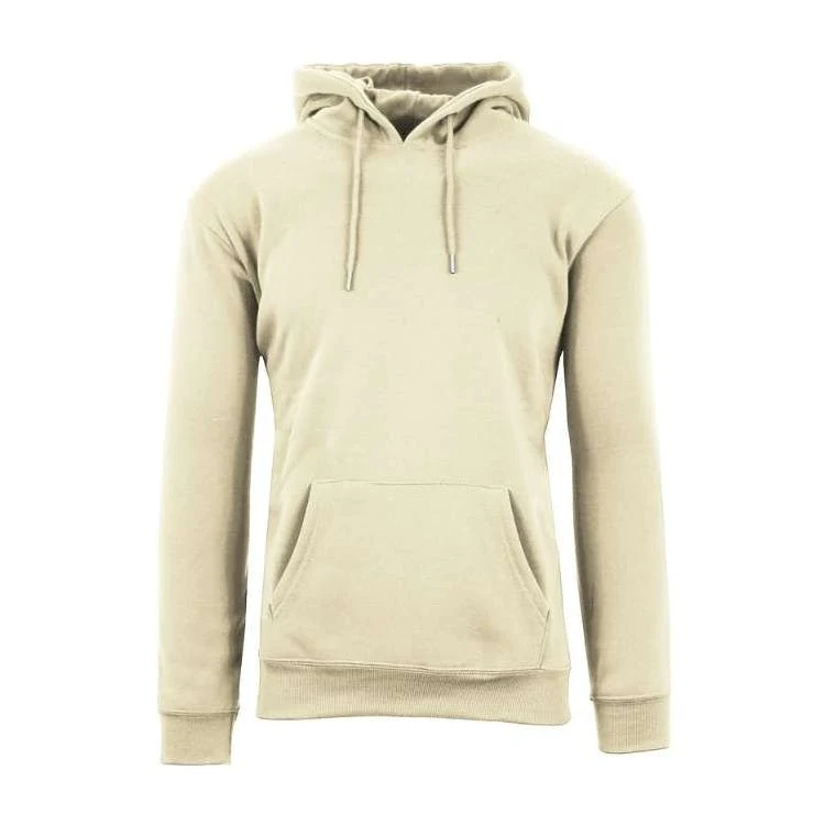Unisex Heavyweight Fleece Pullovers - Natural M-2X Hood, custom hoodie or sweatshirt with logo imprint 1