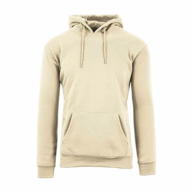 Unisex Heavyweight Fleece Pullovers - Natural M-2X Hood