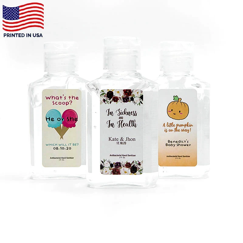 2 Oz Full Color Label Promotional Hand Sanitizers 1