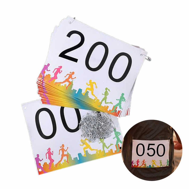 Personalized Marathon Bib with Safety Pins