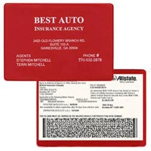 Copy-Guard Vinyl - Insurance Card Holder 1