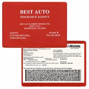 Copy-Guard Vinyl - Insurance Card Holder