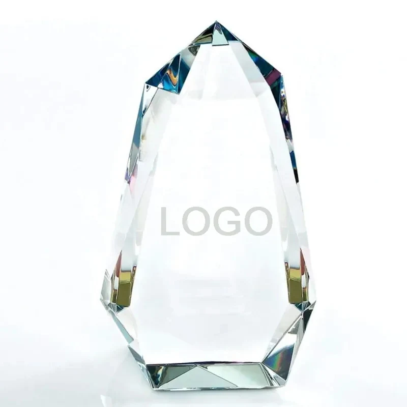Engraved Luminary Prism Crystal Trophy 1