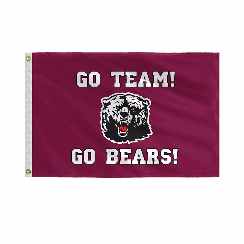 Bear Mascot Flags