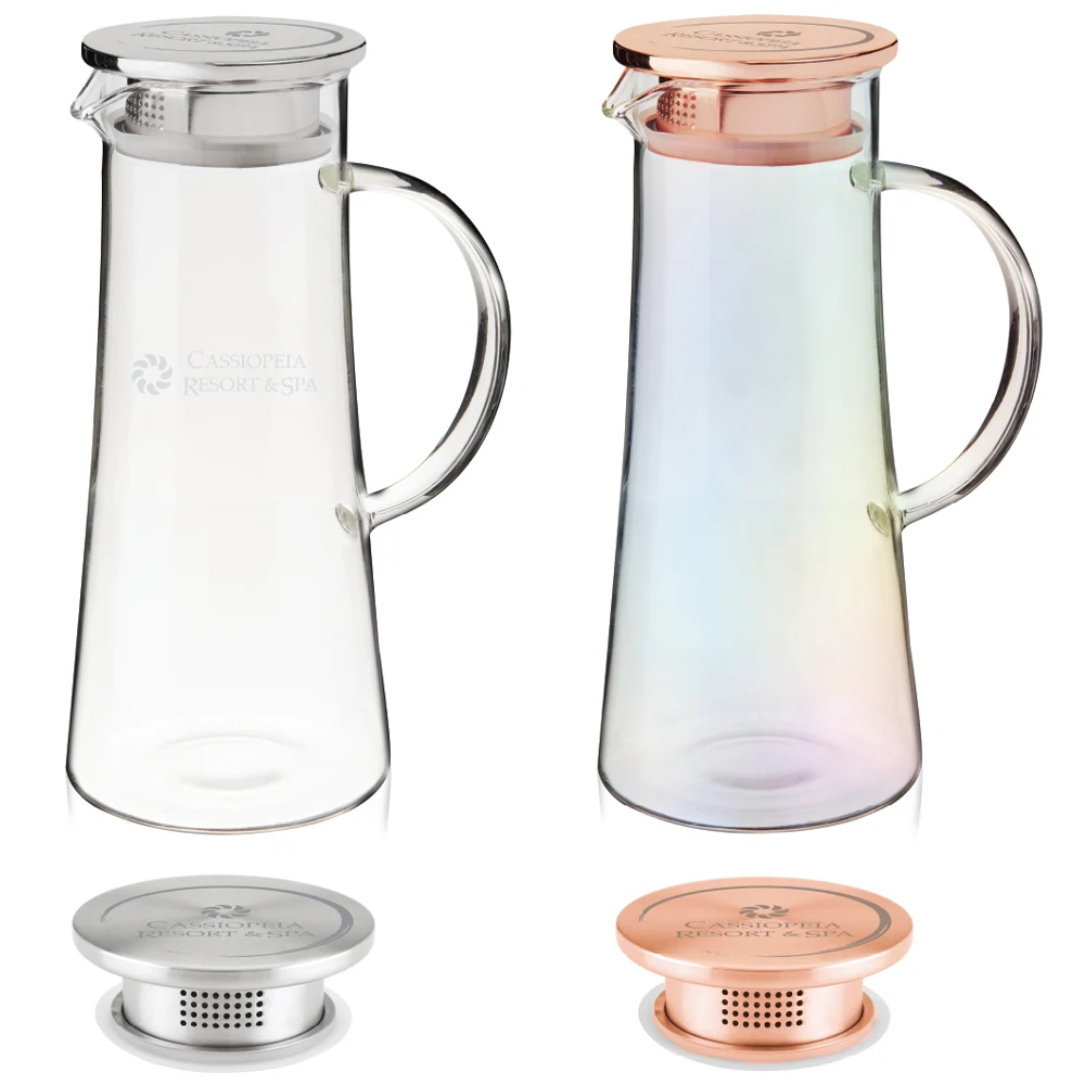 Pinky Up® Charlie Glass Iced Tea Carafe 1