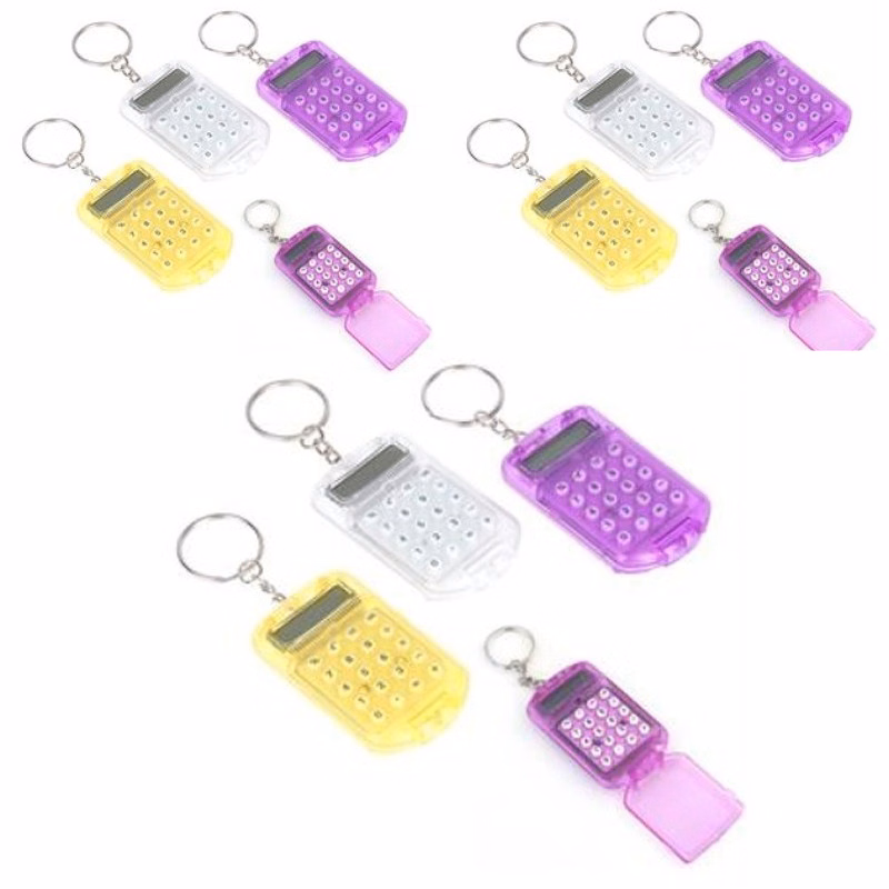 Portable Key Chain Holder With Mini Calculator