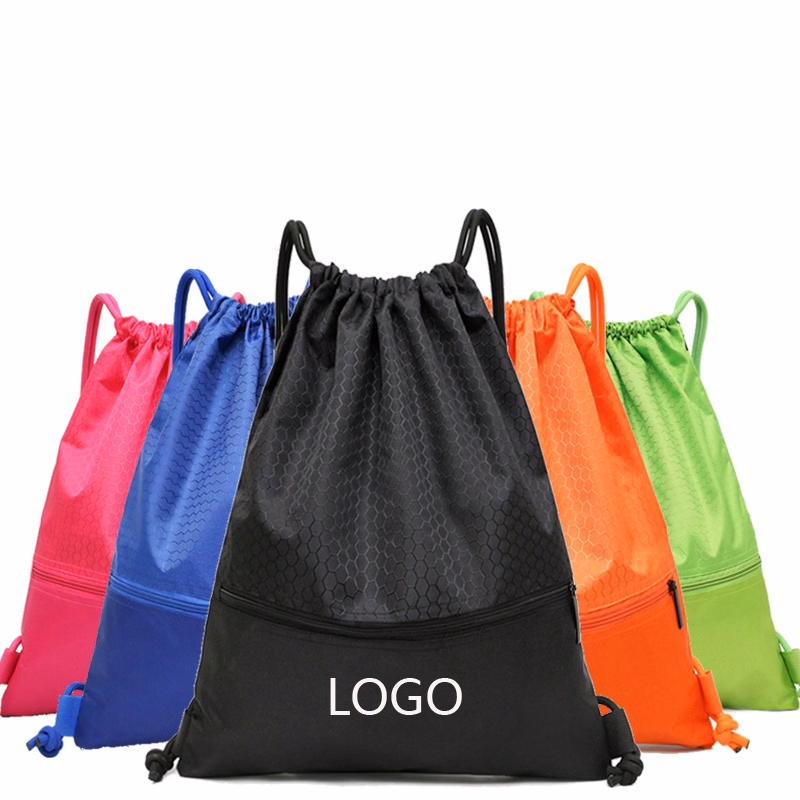 1680D Oxford Football Material Drawstring Sports Backpack