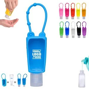 Sanitizer Flip Up Empty Dispenser Bottle With Adjustable Strap 1