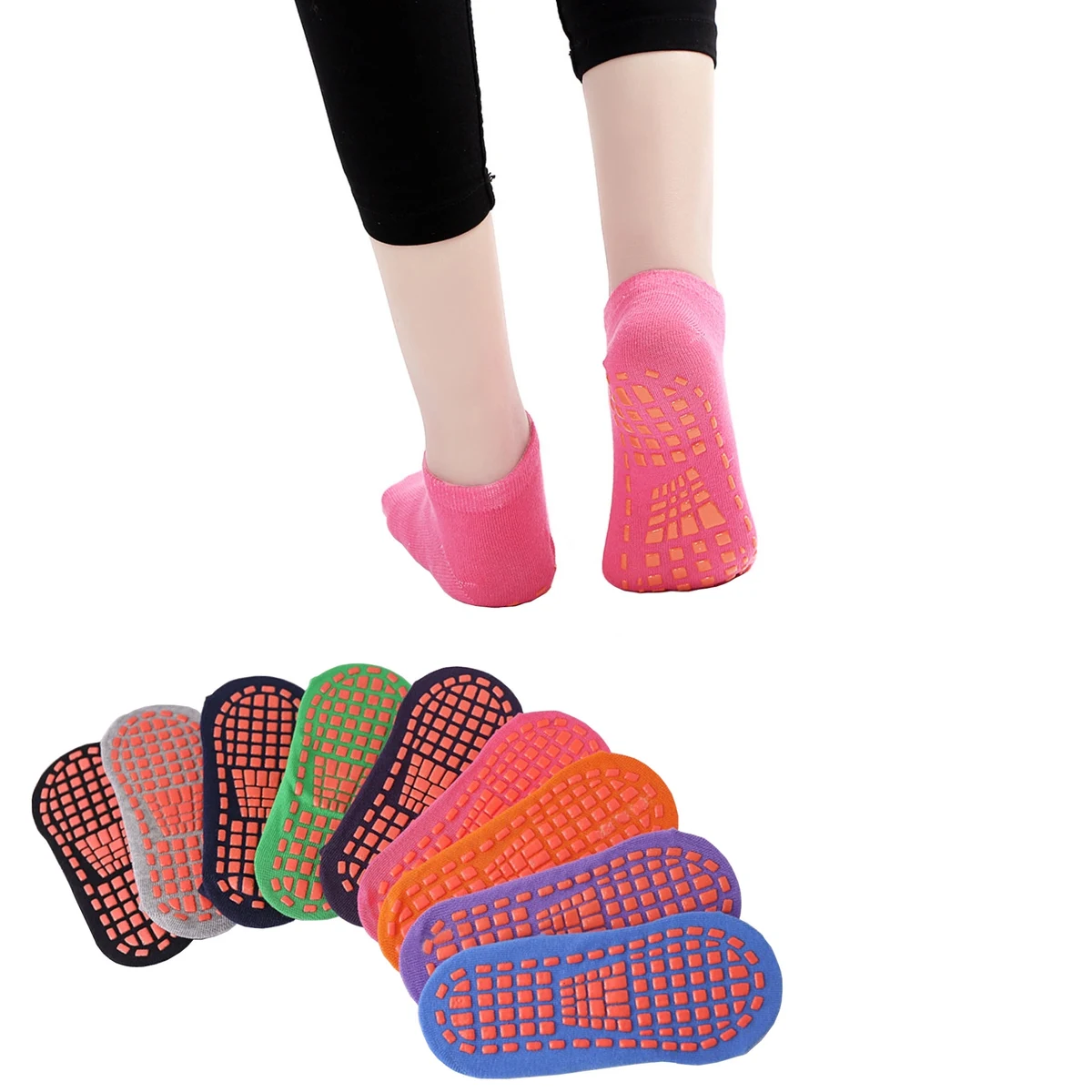 Non Slip Yoga Socks MOQ 100pairs 1