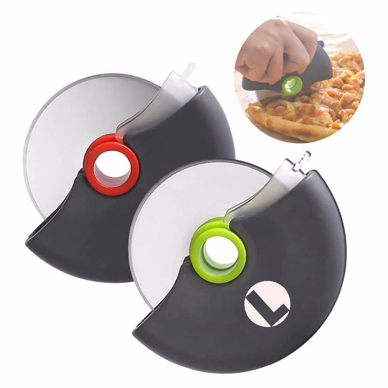 Pizza Slicer with Protective Blade Cover