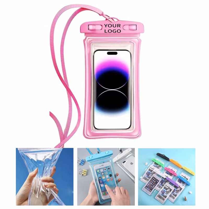 Durable Waterproof Phone Holder with Glow Effect