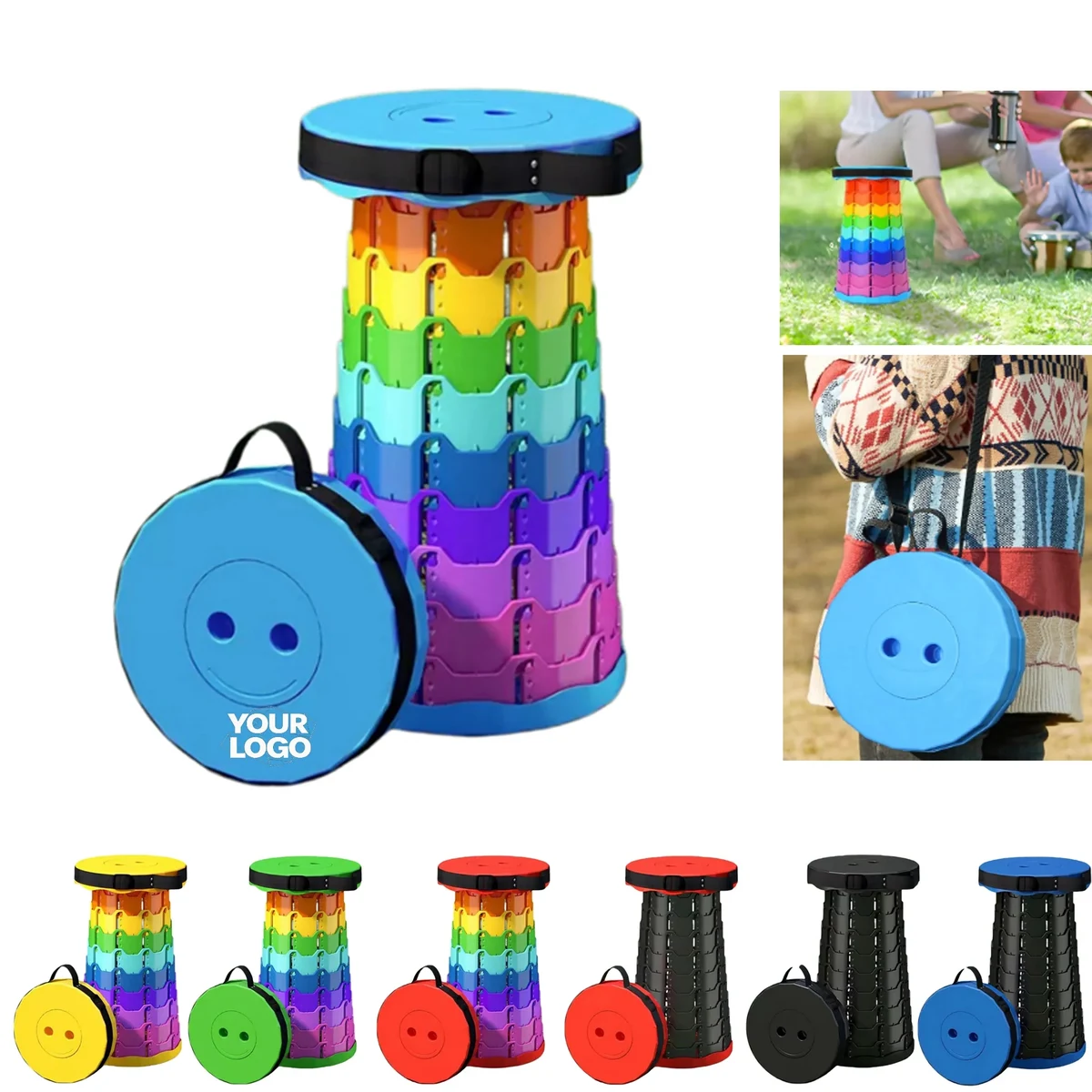 Portable Collapsible Retractable Stool 1