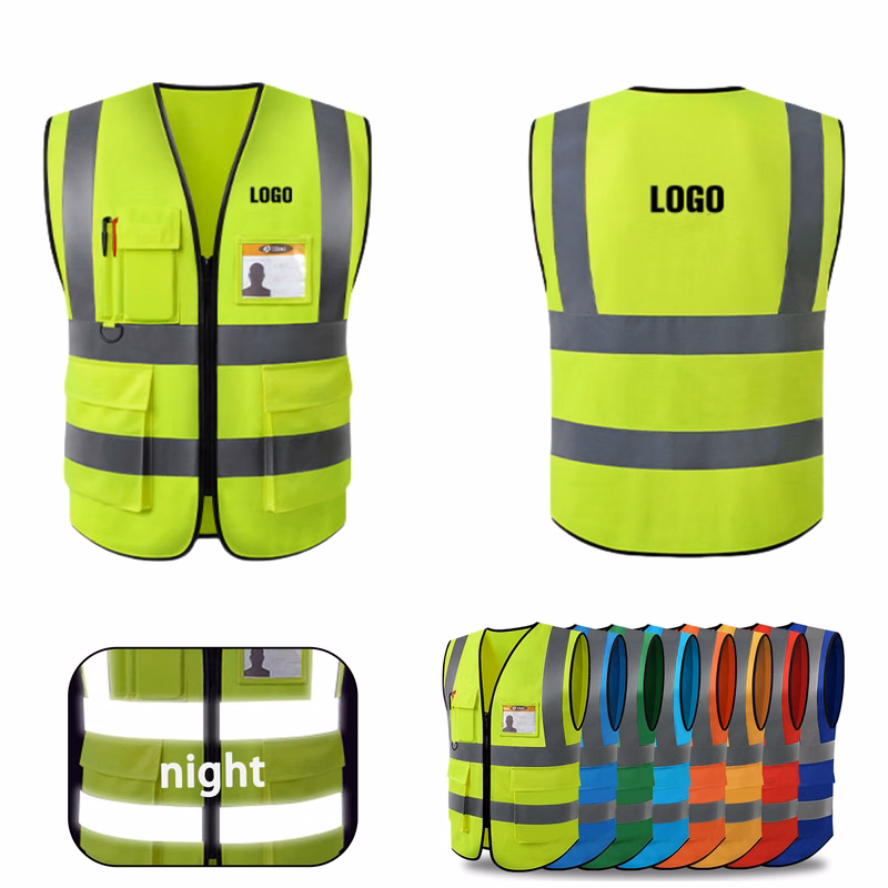 Safety Reflective Vest Work Clothes