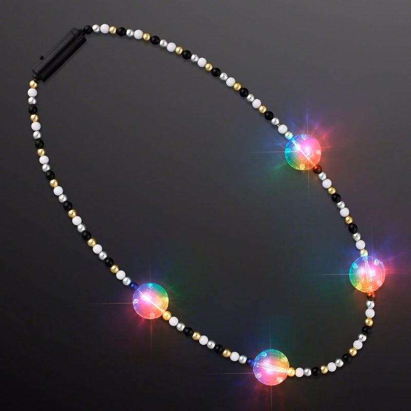 Multicolor Light Beads Party Necklace