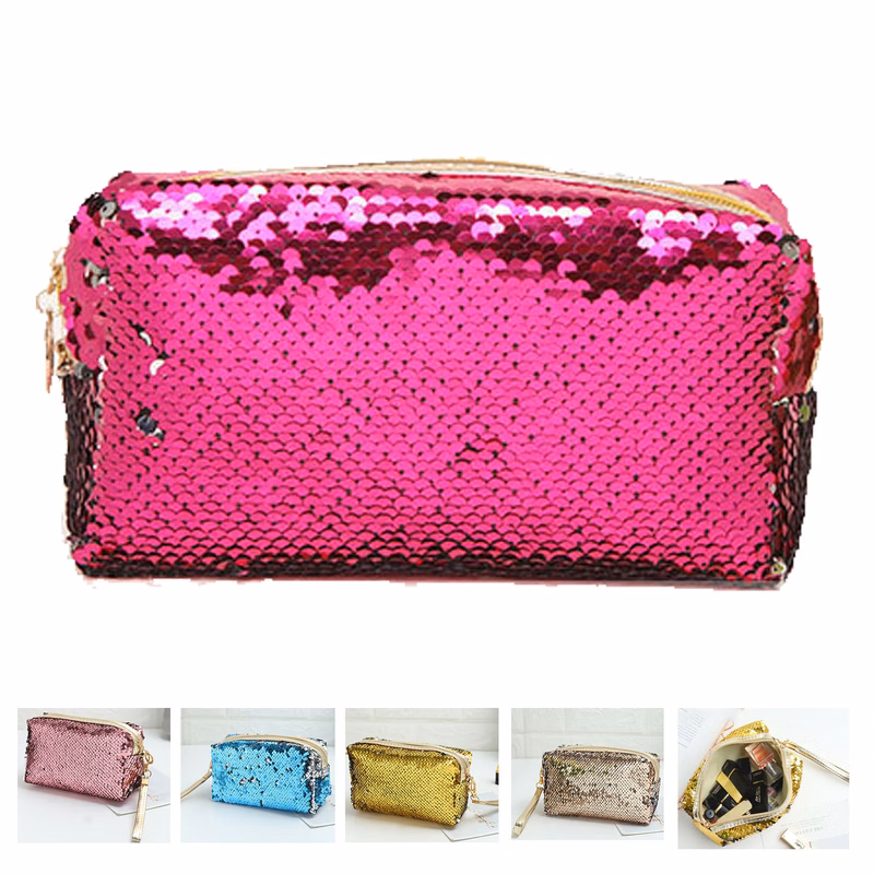 Mermaid Sequin Cosmetic Bag