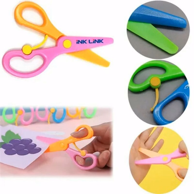 Children Safety Plastic Scissor
