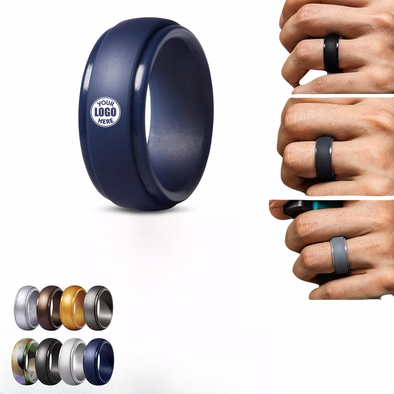 Mens Silicone Wedding Rings 7Rings-14Rings