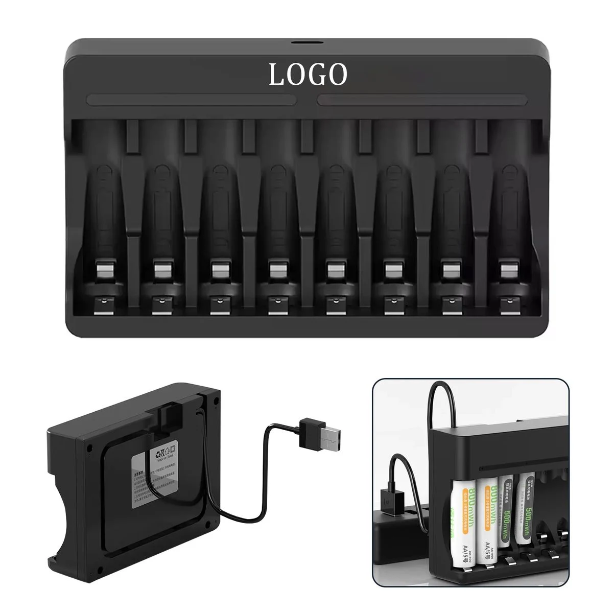 8 AA dry Cell Battery Charger 1