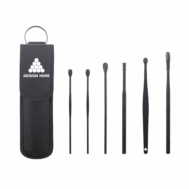 Stainless Steel Double-head Spiral Ear Pick