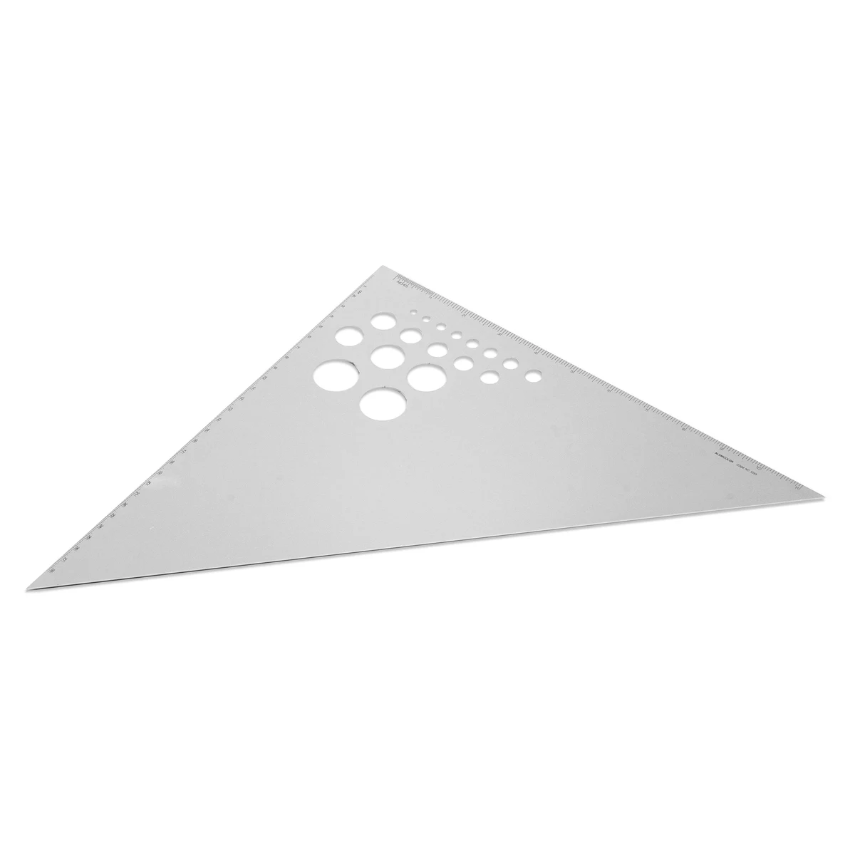 12" 45/90 Degree Aluminum Drafting Triangle 1